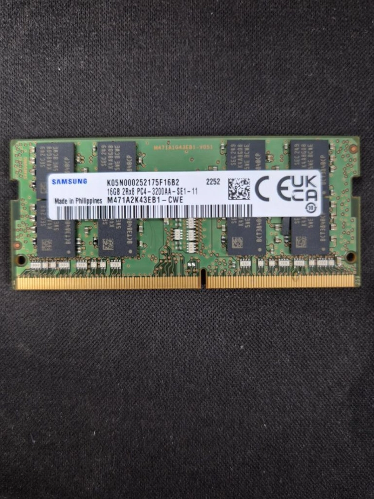 삼성 DDR4 3200 16GB 노트북 램 PC4-3200AA 이미지