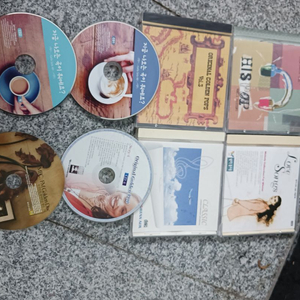 팝 CD 컬렉션 세트 이미지