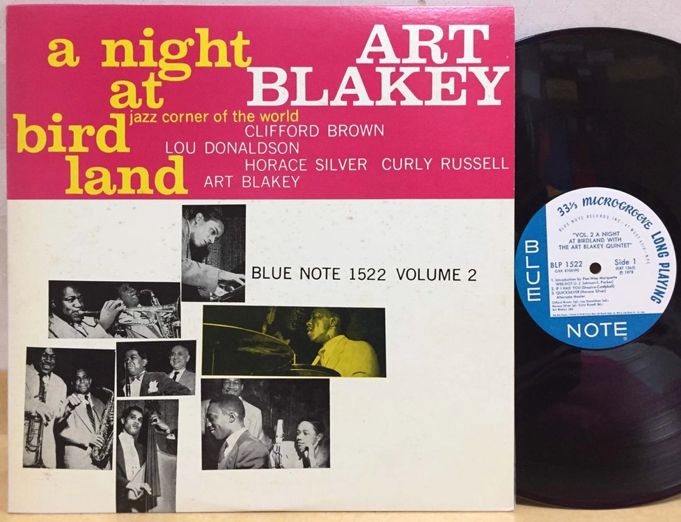 LP ; art blakey - a night at birdland 아트 블래키 버드랜드 라이브 재즈 jazz 이미지