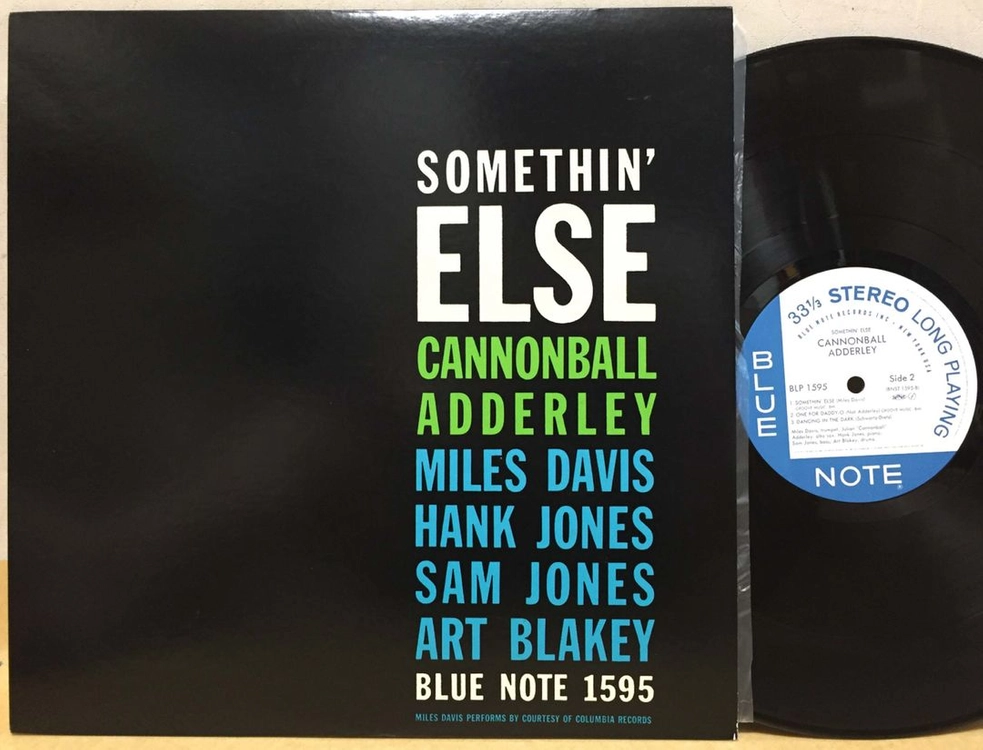 LP ; cannonball adderley - somethin else 캐논볼 애덜리 재즈 명반 jazz 이미지