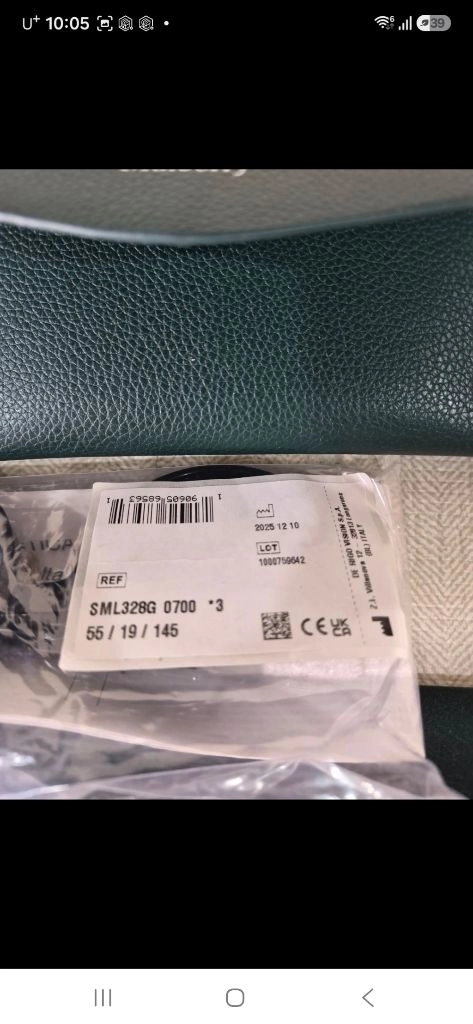 멀버리 선글라스 SML328G 0700 55 블랙 여성 이미지