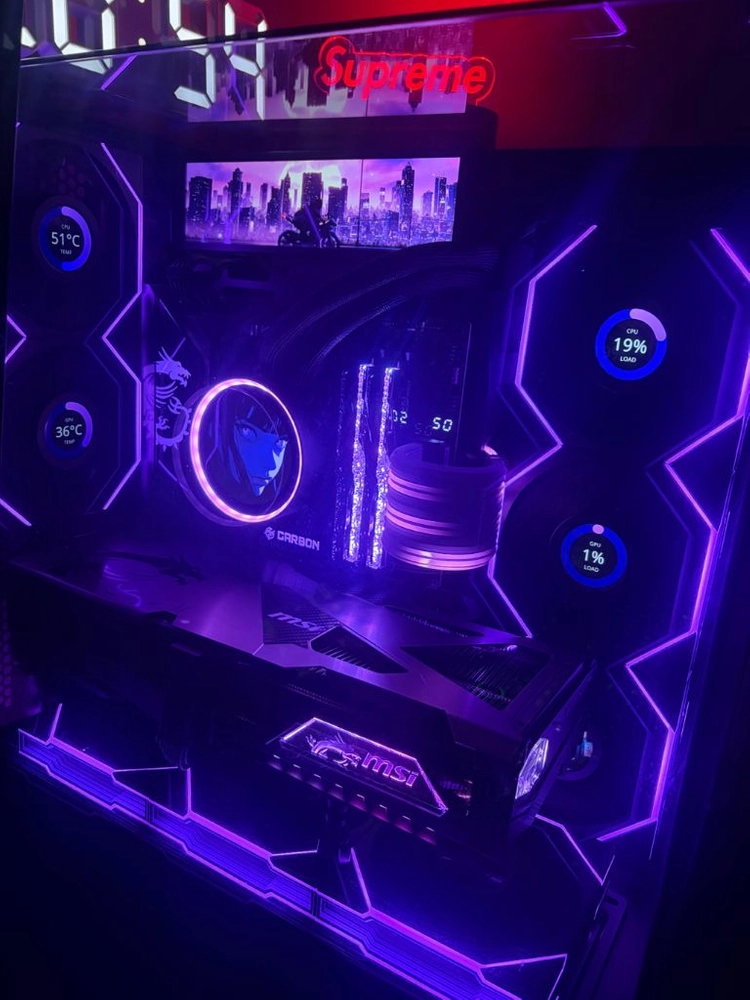 msi x870e 카본 wifi 메인보드 이미지