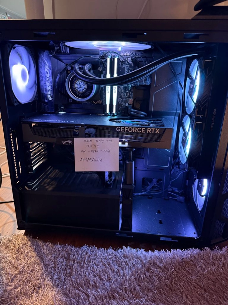 데스크탑 반 본체 265k / b860m / 64g ram 각개판매가능 이미지