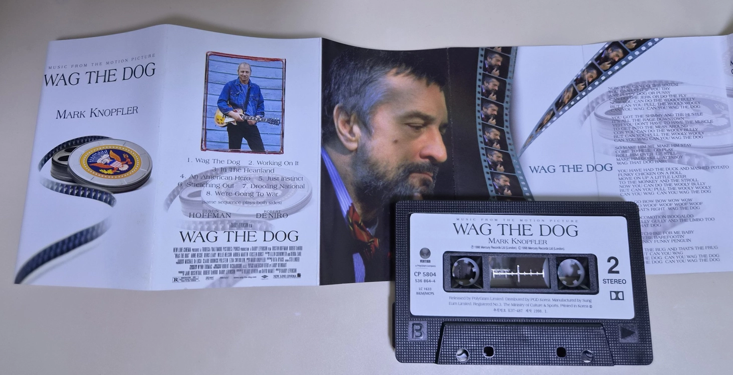 마크 노플러 Wag The Dog (왝 더 독) OST (개봉 카세트테이프) 이미지