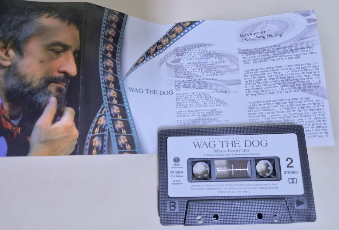 마크 노플러 Wag The Dog (왝 더 독) OST (개봉 카세트테이프) 이미지