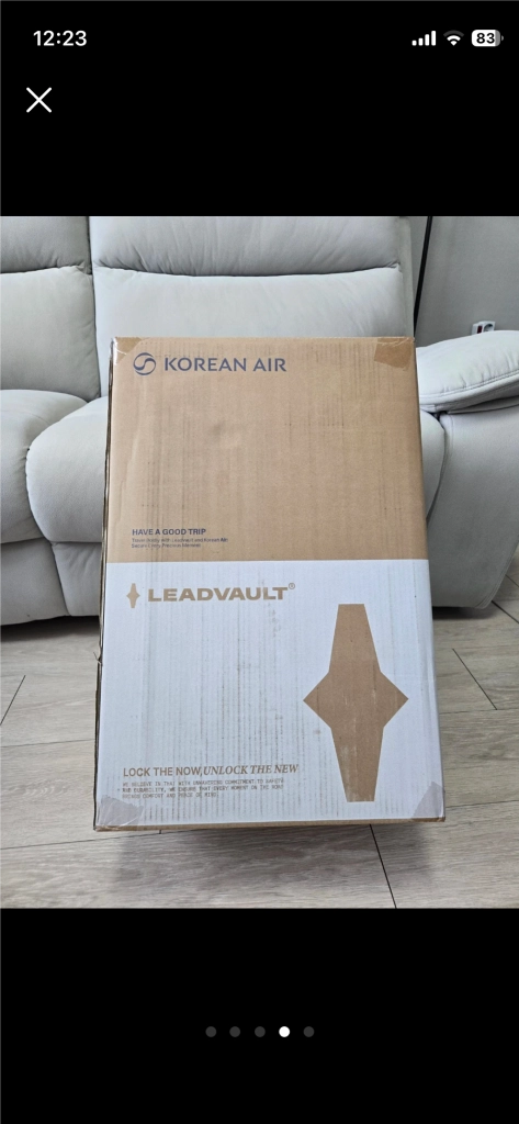 구매 대한항공x리드볼트 기내용 캐리어 20인치 화이트 구매 합니다 이미지