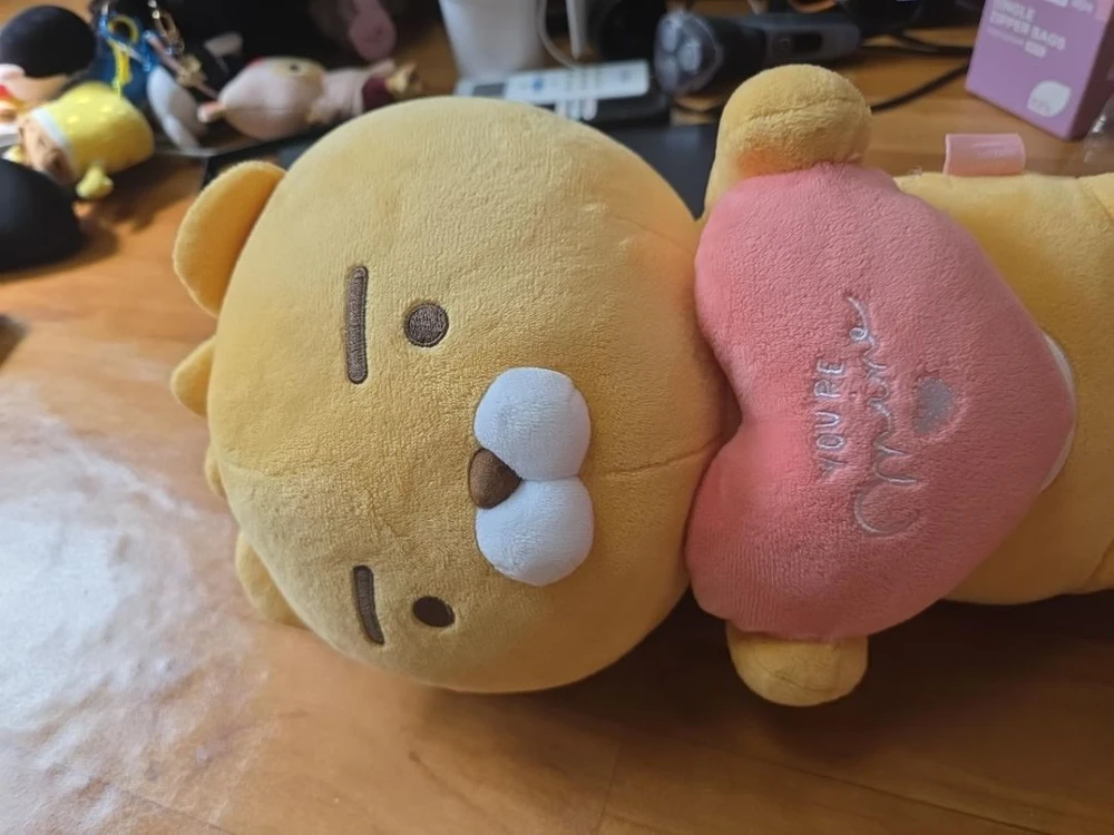 리틀프랜즈 곰돌이 봉제인형 하트인형 YOU,REMINE 애착인형 인형 이미지