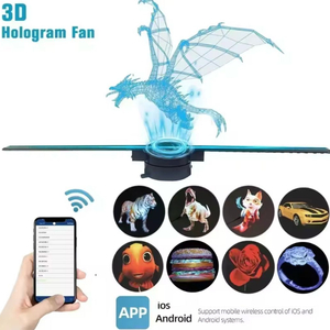 3D 홀로그램 팬 디스플레이 이미지