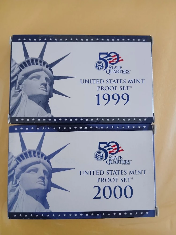 미국 프루프 세트 1999년 2000년 - 안심되는 중고거래