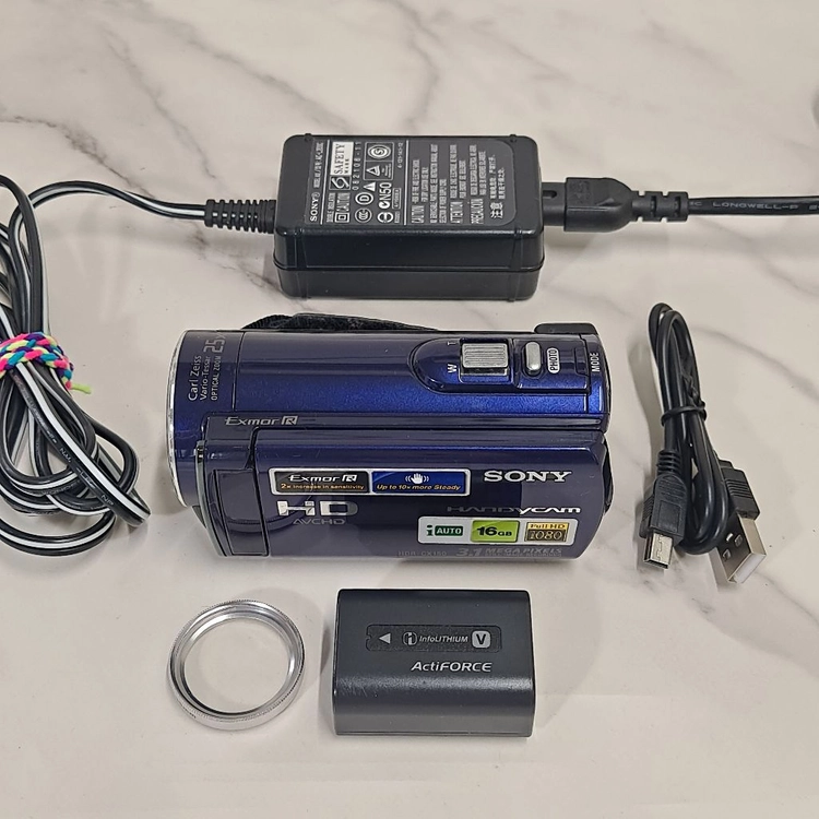 소니 16GB HDD 캠코더 HDR-CX150 빈티지 핸디캠 이미지