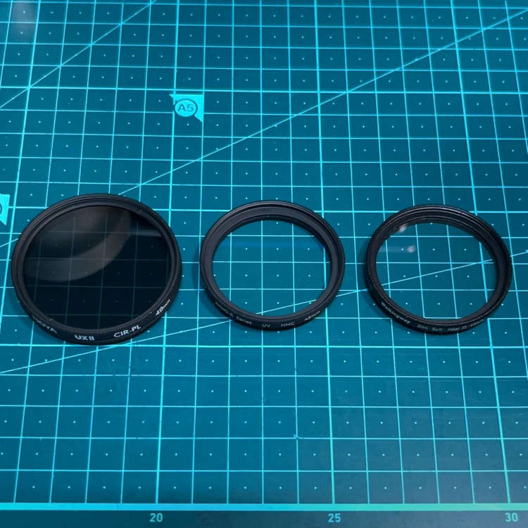 호야 CPL 필터 49mm / UV & 소프트 필터 43mm 카메라 렌즈 필터 이미지