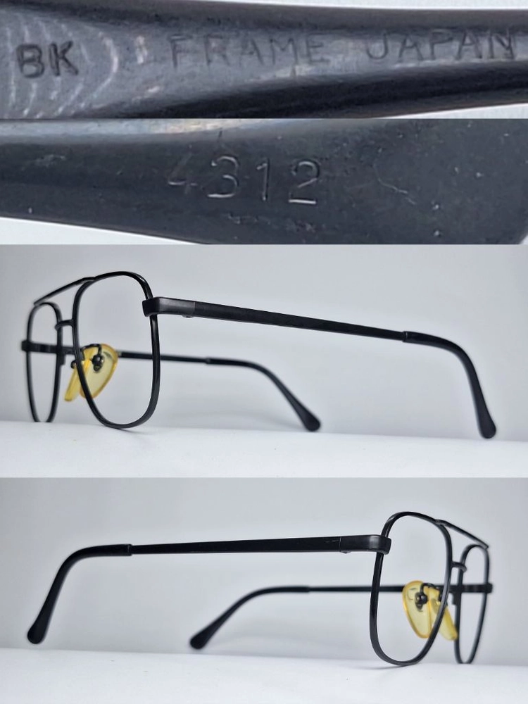 ADVANCE 4312 안경테 52mm 티타늄 투브릿지 일본 빈티지 데드스톡 아메카지 레트로 클래식 복고 앤틱 패션 이미지