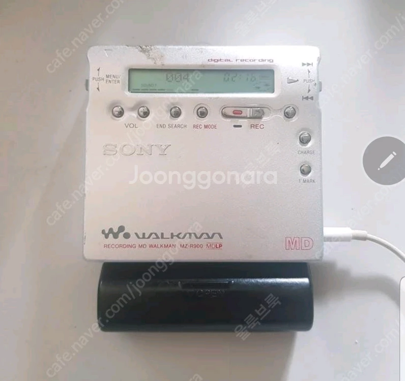 소니 mz-r900 md플레이어 이미지