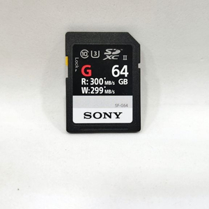 소니 SF-G64 UHS-II SDXC 64GB 메모리 이미지