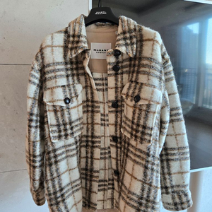 이자벨마랑 셔츠형 하프코트자켓 이미지