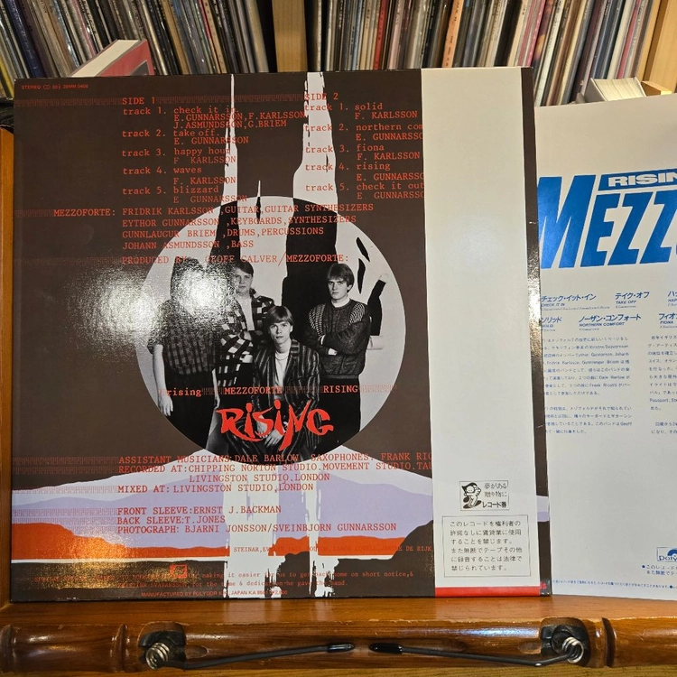 Mezzoforte.rising.84.JP.초반.NM/NM+.민트급LP 이미지