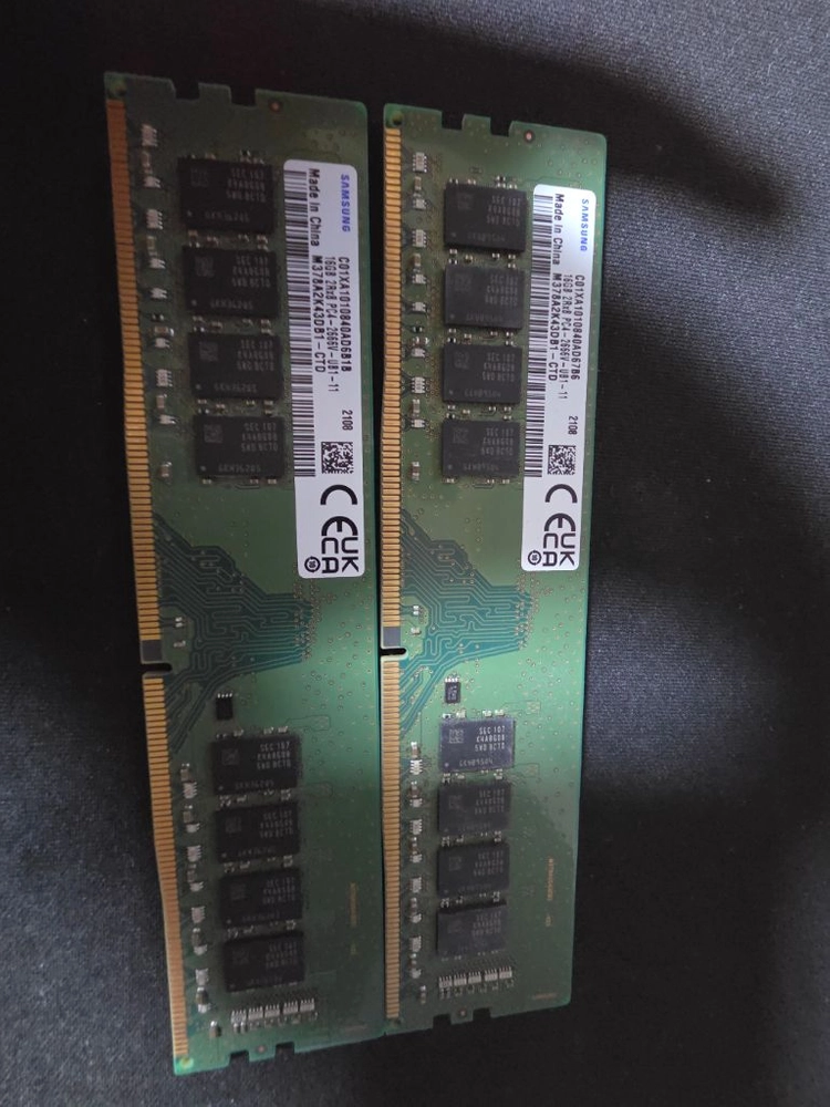 삼성 ddr4 16gb 2개 이미지