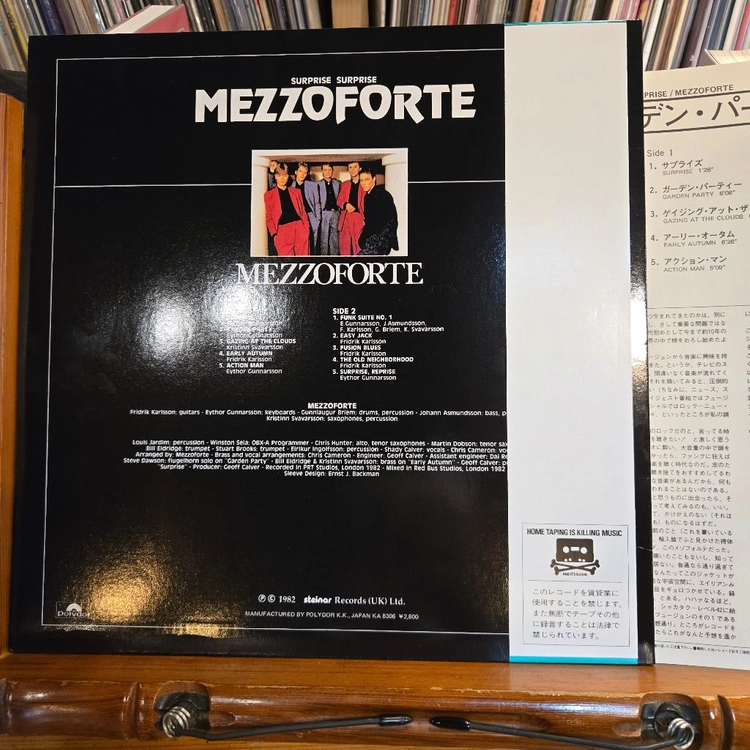 Mezzoforte.surprise surprise.83.JP.초반.NM/NM+.민트급LP 이미지