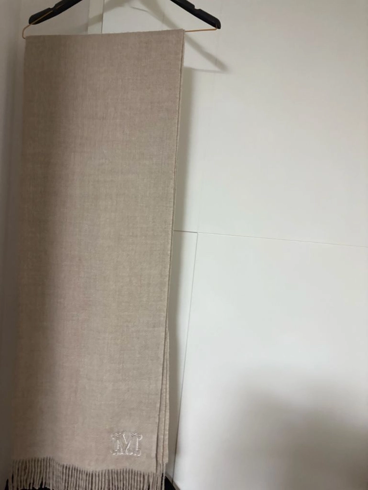 막스마라 알파카 모헤어실크 머플러 라이트베이지 이미지