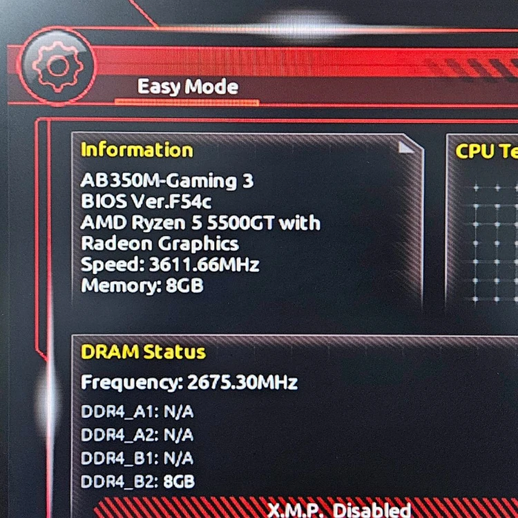 라이젠5-5500GT + AB350M Gaming3 이미지