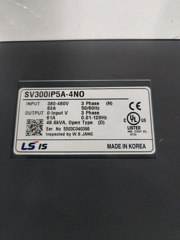 LS산전 인버터 SV300iP5A-4NO 이미지