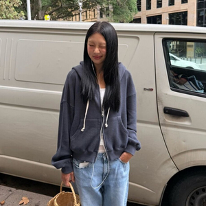 셀리앤리옹 와플 후드집업 1회착 이미지