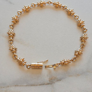 22K GOLD 2026 New Version 풀체인지 크롬 타이니 크로스 체인 브레이슬릿 신형 팔찌 이미지