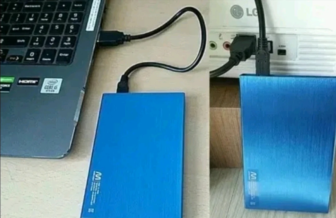 외장하드 대용량 미개봉 1TB USB 케이블포함 풀세트 이미지