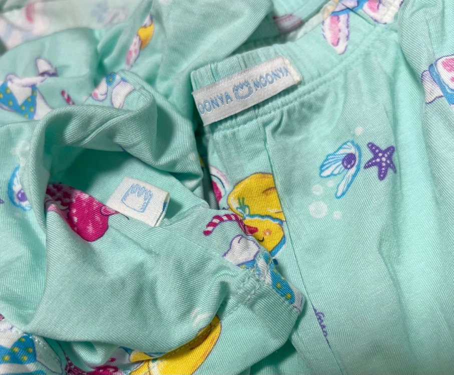 무냐무냐 여아용 ISM 7부 실내복 상하의 세트(미사용) 이미지