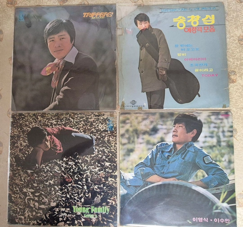 레코드판 ㆍ7080년대 가요LP 22매 이미지