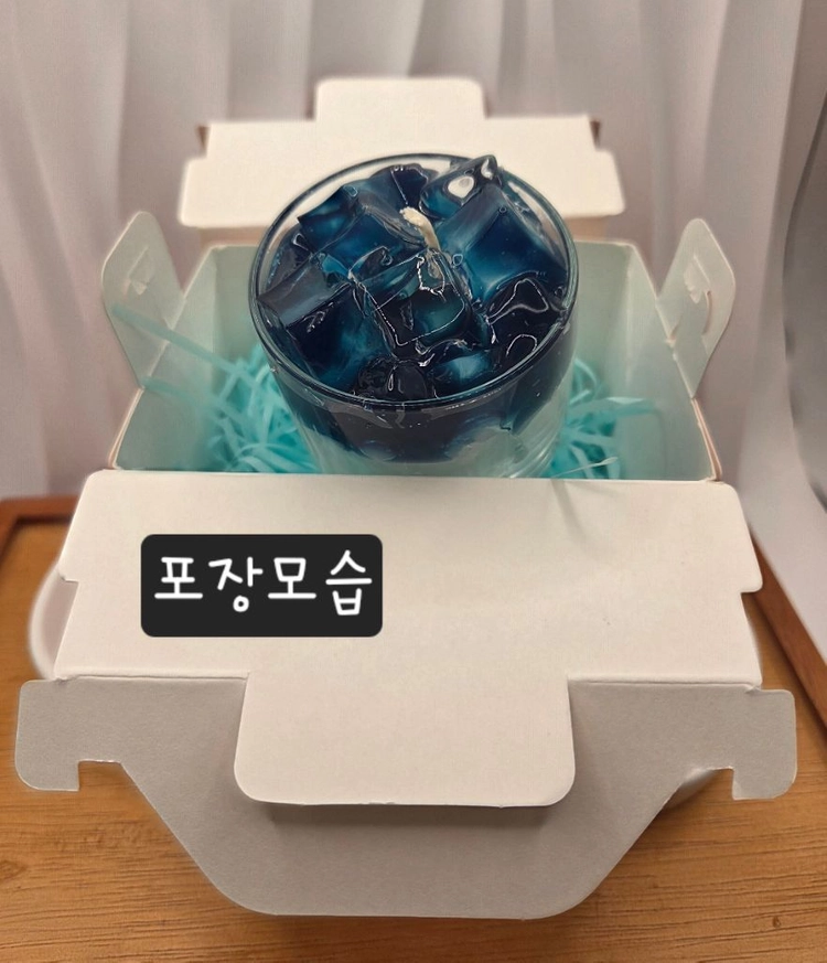 핸드메이드 젤 캔들이에요 이미지