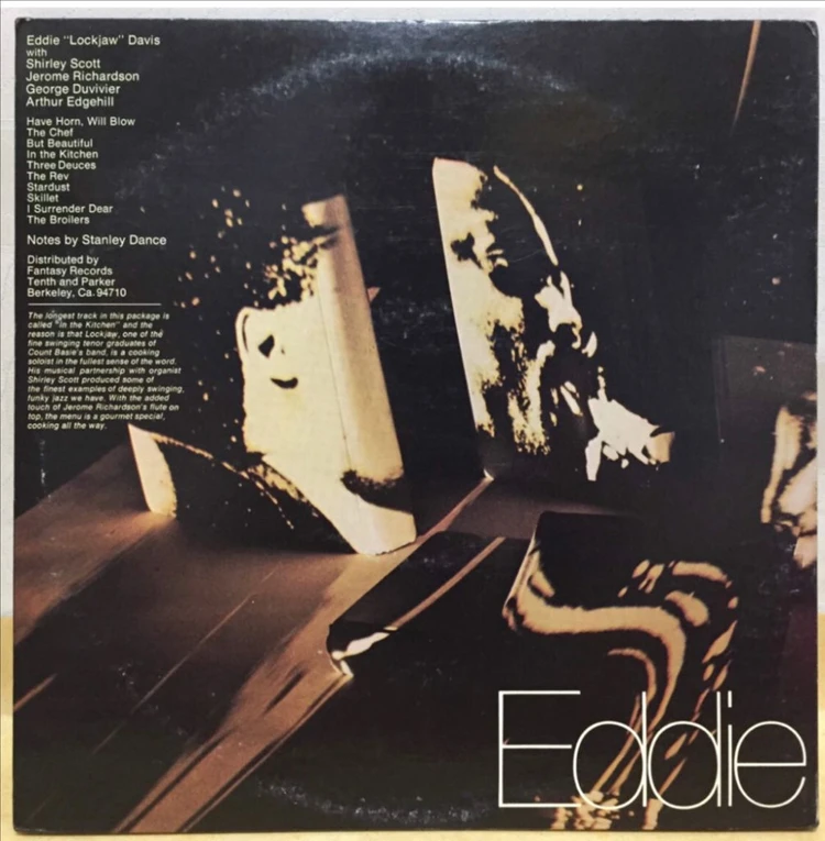 LP ; eddie lockjaw davis - teh cookbook 에디 데이비스 재즈 엘피 jazz 이미지