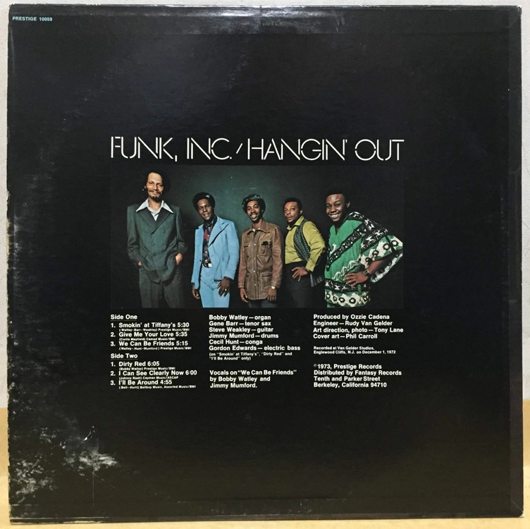 LP ; funk inc. 70년대 재즈 펑크 엘피 음반 2장 jazz funk 이미지