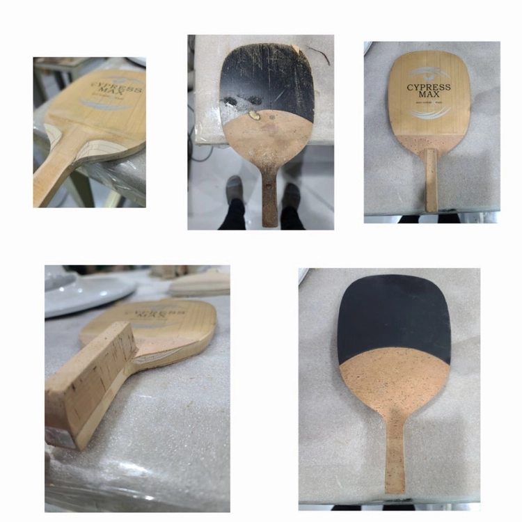 탁구라켓 완벽수리(비싼 새라켓 사지마시고 저렴하게 고쳐쓰세요)ㅡ라켓제작.수리 전문가 담당ㅡ외형.성능 거의 원본 복원 이미지