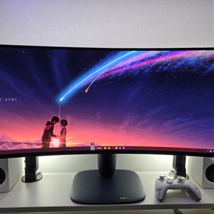 델 aw3425dw qhd qd-oled 이미지