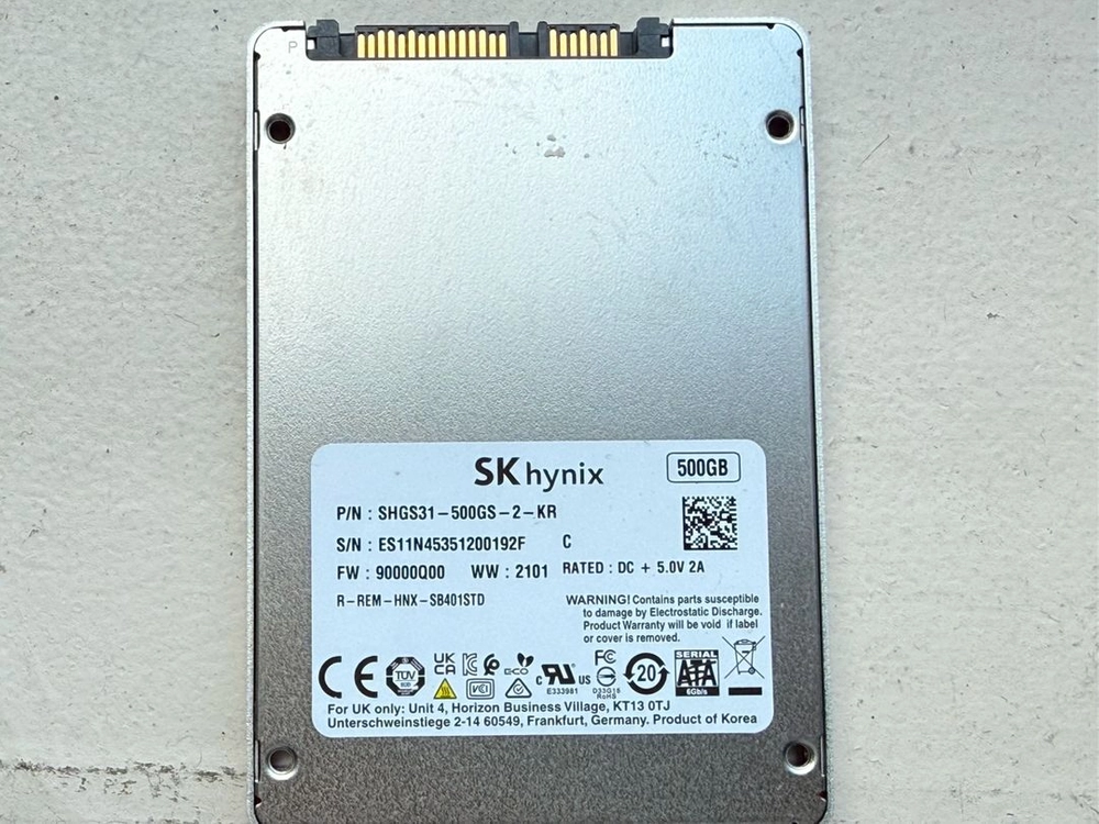 삼성 860 evo 500gb + sk 500gb 이미지