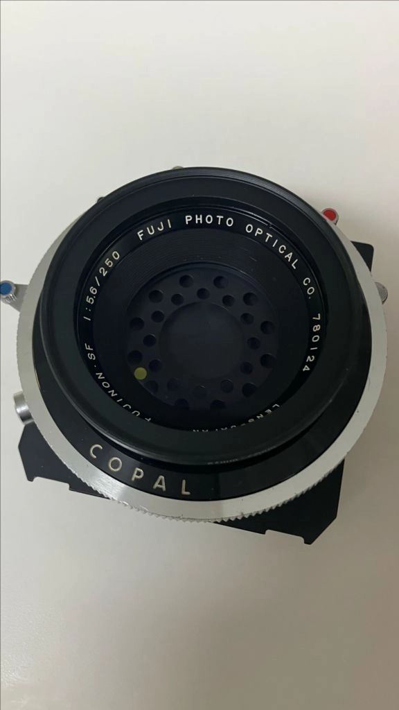 대형 카메라 렌즈 후지논 sf 250mm f5.6 소프트포커스 렌즈 이미지