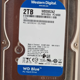 wd 3.5인치 하드디스크(hdd) 2TB (택포) 이미지