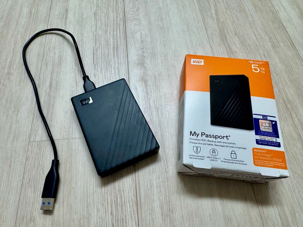 WD 외장하드(My Passport) 5TB 팝니다 이미지