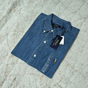 폴로 랄프로렌 중청 데님 셔츠 L XL 클래식핏 새제품 이미지