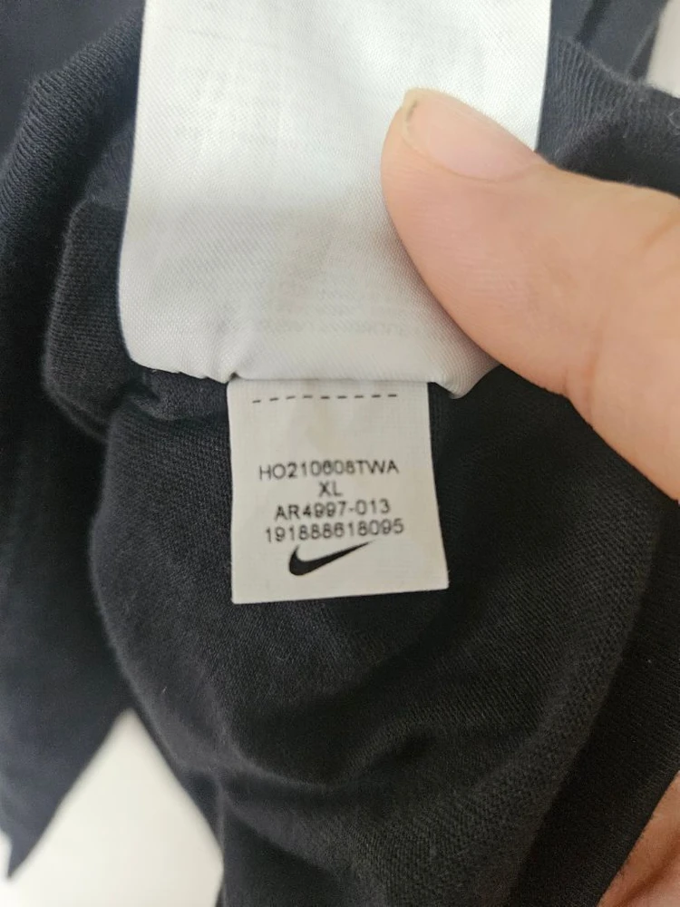 나이키 반팔티 블랙 XL 이미지
