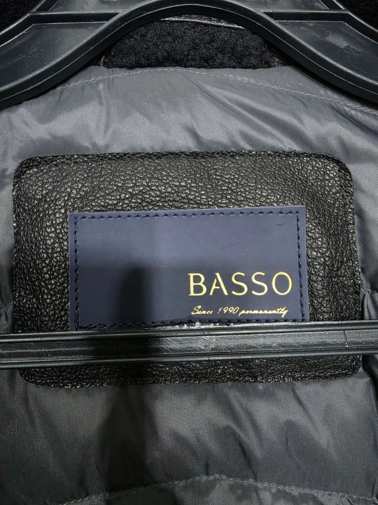바쏘 BASSO 양가죽 양털 카라 구스다운 점퍼 가죽자켓 레더 자켓 95 이미지