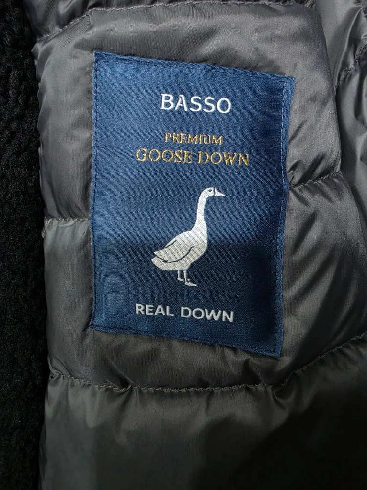바쏘 BASSO 양가죽 양털 카라 구스다운 점퍼 가죽자켓 레더 자켓 95 이미지