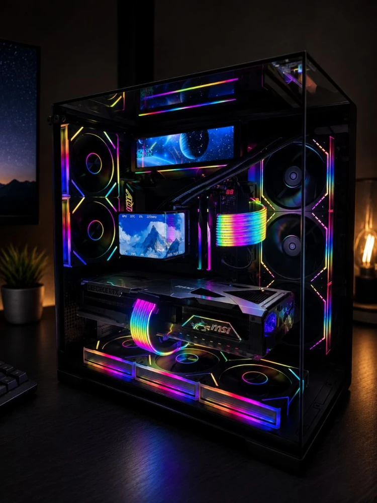 9950X3D X870E 64GB RTX5080 뱅가드신품PC 이미지