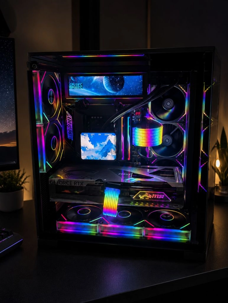 9950X3D X870E 64GB RTX5080 뱅가드신품PC 이미지