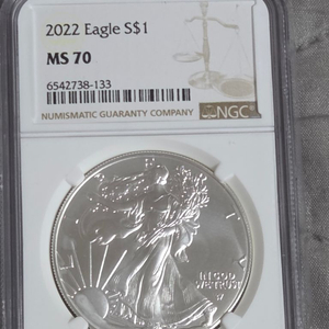 2022 미국 실버이글 은화 1oz NGC MS70 최고등급 이미지