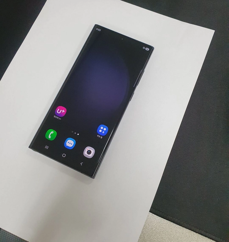 갤럭시S23울트라 256GB 블랙 U+ 기능정상 중고폰 210491 이미지