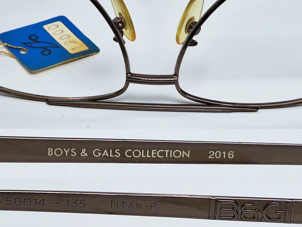 BOYS & GALS COLLECTION 2016 안경테 50mm 투브릿지 일본 빈티지 데드스톡 아메카지 Y2K 이미지