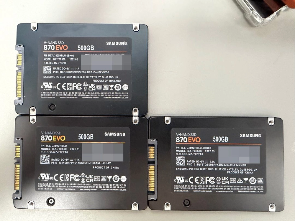 삼성전자 870 EVO 500GB SATA SSD 판매합니다 이미지