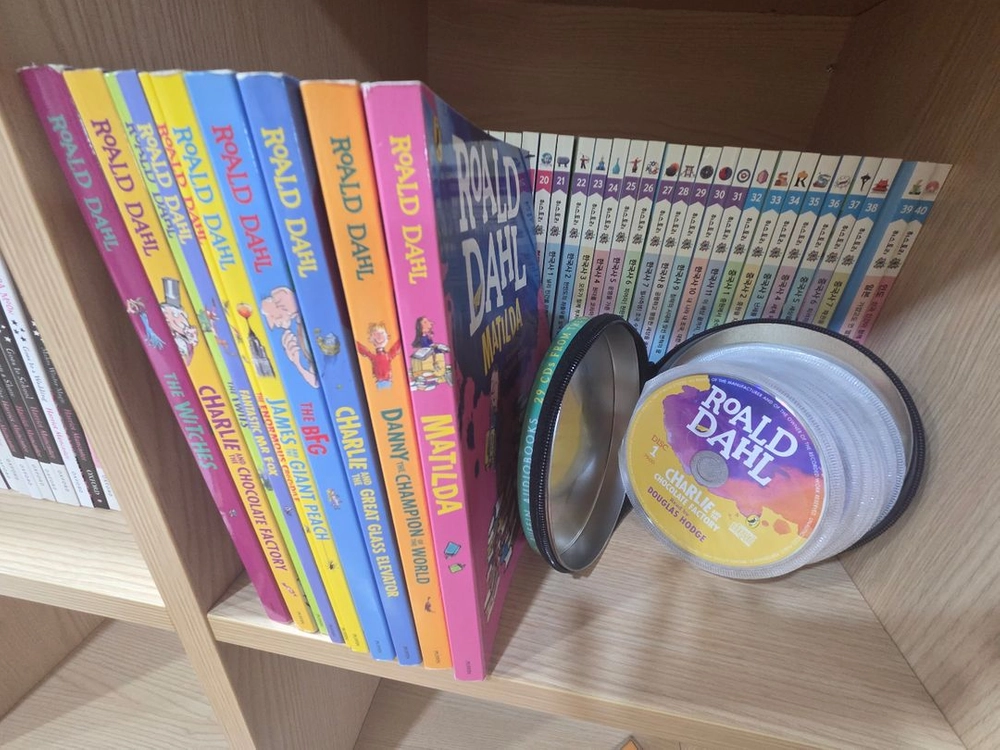 Roald Dahl 로알드달원서 10권과 cd 이미지